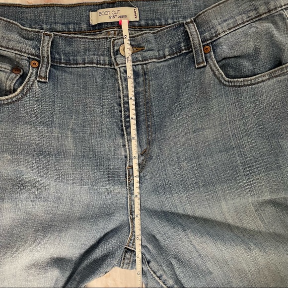 Levi’s 515 boot cut light wash jeans in women’s size 16 - Picture 10 of 12